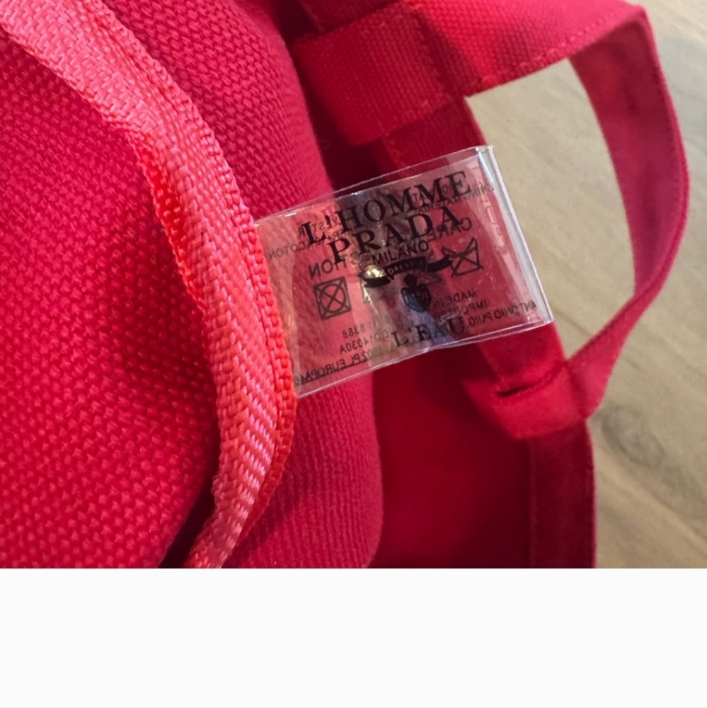 Prada Red Tote Bag - Picture 4 of 5